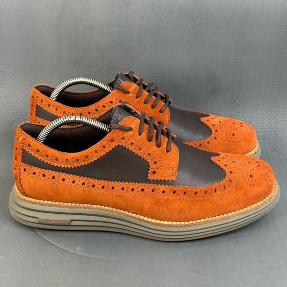 Cole Haan Men's OriginalGrand Remastered Longwing Oxfords shoes size 8 - Picture 1 of 8